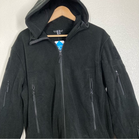 MAGCOMSEN Tactical Hooded Jackets M Winter Ski Jacket Black NWT Outdoor - Picture 4 of 16